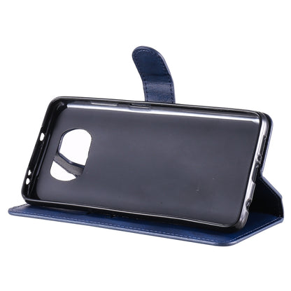 For Xiaomi Poco X3 NFC Classic Calf Texture PU + TPU Horizontal Flip Leather Case, with Holder & Card Slots & Wallet(Blue) - Xiaomi Cases by buy2fix | Online Shopping UK | buy2fix