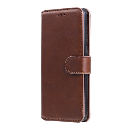 For Xiaomi Poco X3 NFC Classic Calf Texture PU + TPU Horizontal Flip Leather Case, with Holder & Card Slots & Wallet(Brown) - Xiaomi Cases by buy2fix | Online Shopping UK | buy2fix