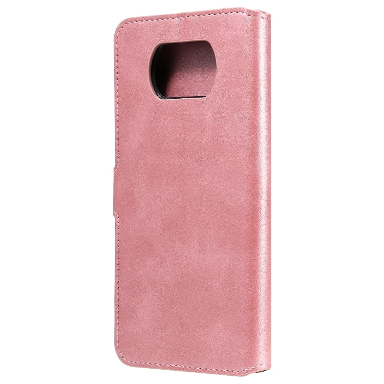 For Xiaomi Poco X3 NFC Classic Calf Texture PU + TPU Horizontal Flip Leather Case, with Holder & Card Slots & Wallet(Rose Gold) - Xiaomi Cases by buy2fix | Online Shopping UK | buy2fix