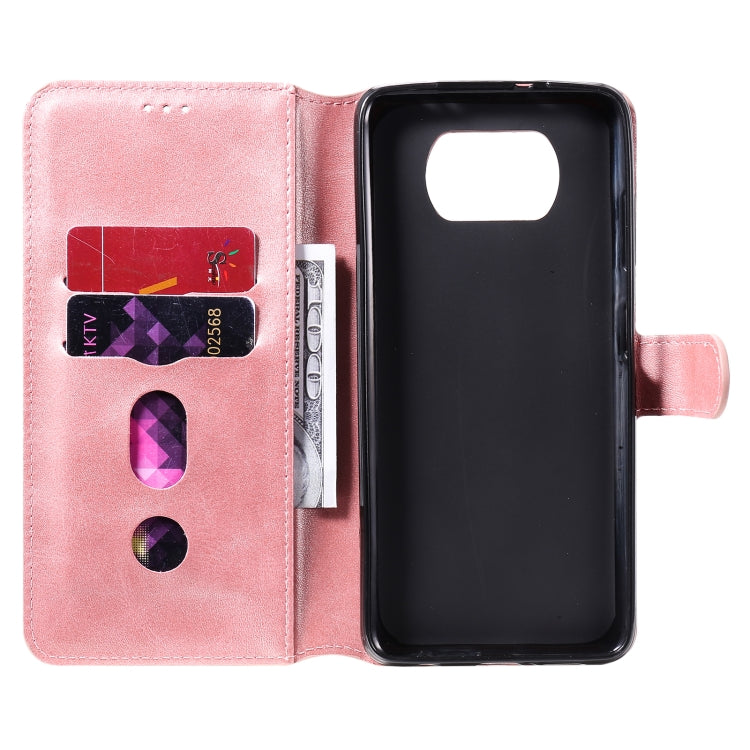 For Xiaomi Poco X3 NFC Classic Calf Texture PU + TPU Horizontal Flip Leather Case, with Holder & Card Slots & Wallet(Rose Gold) - Xiaomi Cases by buy2fix | Online Shopping UK | buy2fix