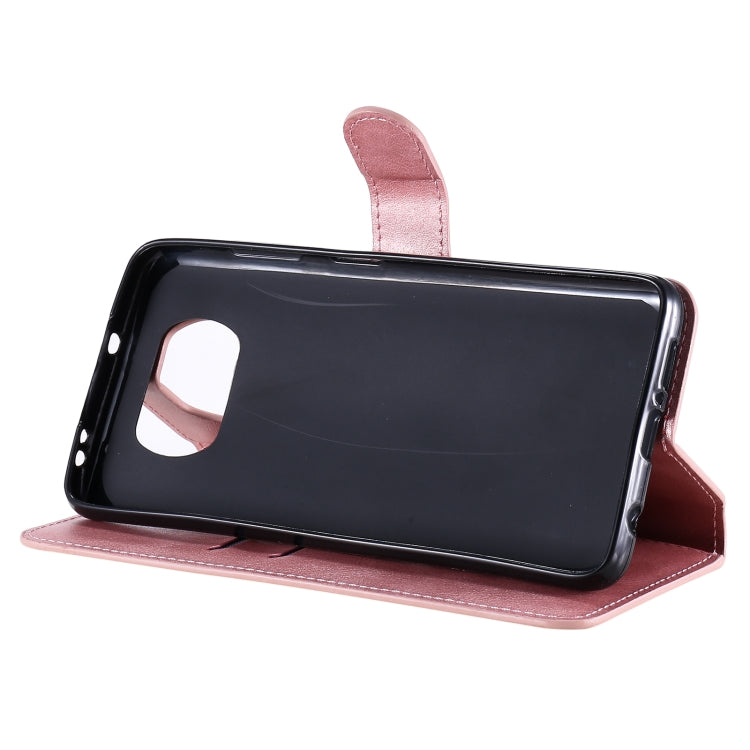 For Xiaomi Poco X3 NFC Classic Calf Texture PU + TPU Horizontal Flip Leather Case, with Holder & Card Slots & Wallet(Rose Gold) - Xiaomi Cases by buy2fix | Online Shopping UK | buy2fix