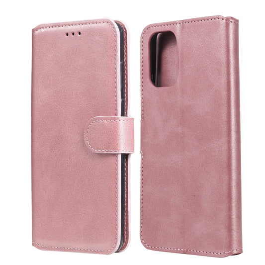 For OnePlus 8T Classic Calf Texture PU + TPU Horizontal Flip Leather Case, with Holder & Card Slots & Wallet(Rose Gold) - OnePlus Cases by buy2fix | Online Shopping UK | buy2fix