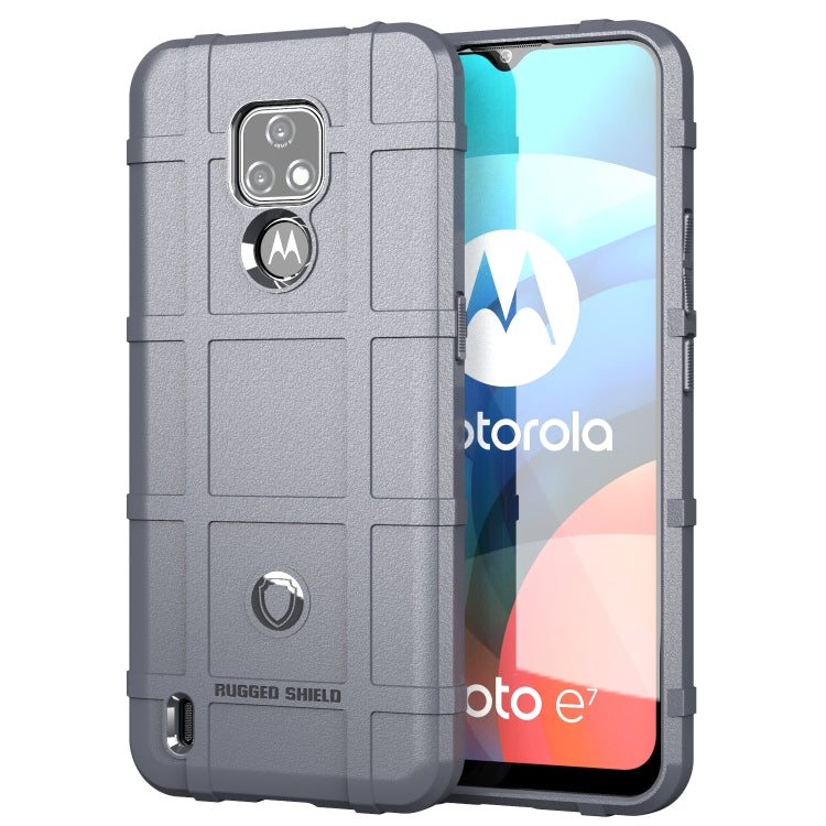 For Motorola Moto E7 2020 Full Coverage Shockproof TPU Case(Grey) - Motorola Cases by buy2fix | Online Shopping UK | buy2fix