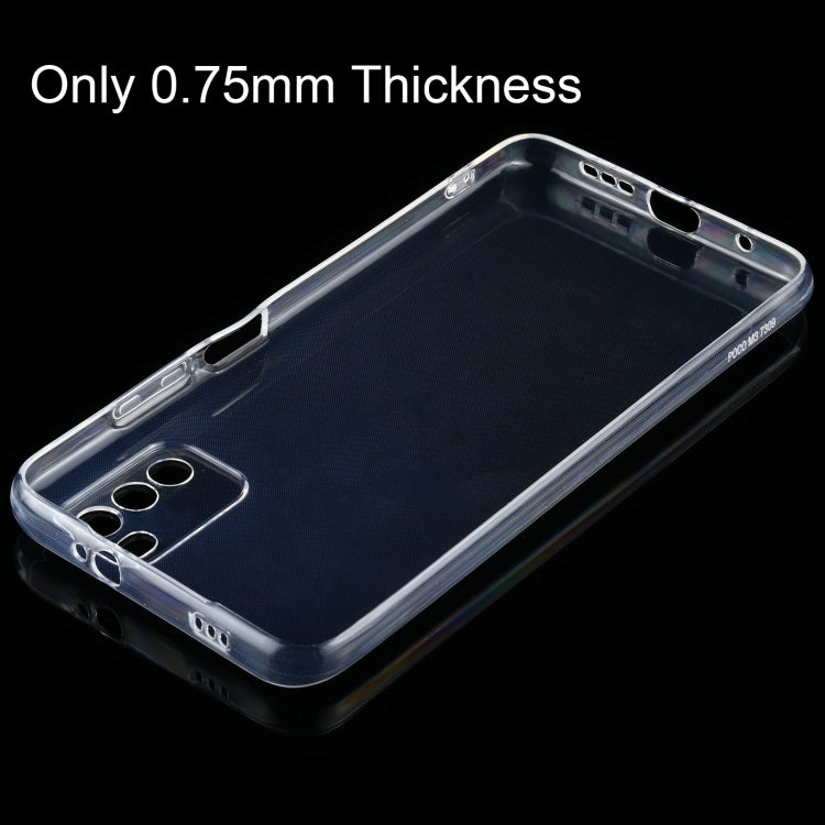 For Xiaomi Poco M3 0.75mm Ultra-thin Transparent TPU Soft Protective Case - Xiaomi Cases by buy2fix | Online Shopping UK | buy2fix
