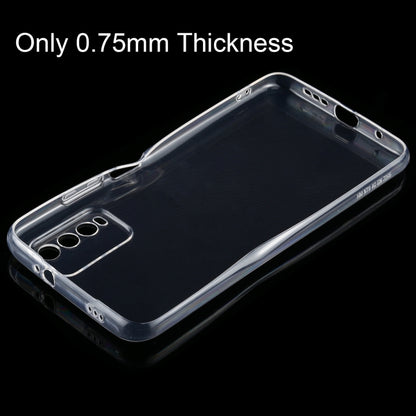 For Xiaomi Redmi Note 9 4G 0.75mm Ultra-thin Transparent TPU Soft Protective Case - Xiaomi Cases by buy2fix | Online Shopping UK | buy2fix