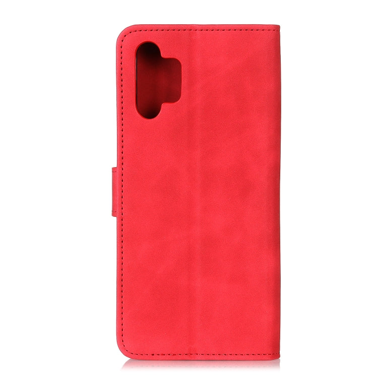 For Samsung Galaxy A32 5G KHAZNEH Retro Texture PU + TPU Horizontal Flip Leather Case with Holder & Card Slots & Wallet(Red) by buy2fix