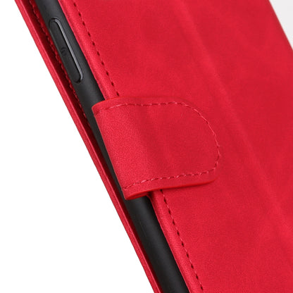 For Samsung Galaxy A32 5G KHAZNEH Retro Texture PU + TPU Horizontal Flip Leather Case with Holder & Card Slots & Wallet(Red) by buy2fix
