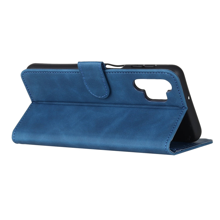 For Samsung Galaxy A32 5G KHAZNEH Retro Texture PU + TPU Horizontal Flip Leather Case with Holder & Card Slots & Wallet(Blue) by buy2fix