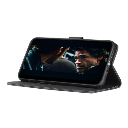 For Xiaomi Poco M3 KHAZNEH Retro Texture PU + TPU Horizontal Flip Leather Case with Holder & Card Slots & Wallet(Black) - Xiaomi Cases by buy2fix | Online Shopping UK | buy2fix