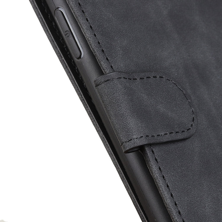 For Xiaomi Poco M3 KHAZNEH Retro Texture PU + TPU Horizontal Flip Leather Case with Holder & Card Slots & Wallet(Black) - Xiaomi Cases by buy2fix | Online Shopping UK | buy2fix