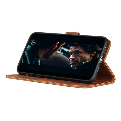 For Xiaomi Poco M3 KHAZNEH Retro Texture PU + TPU Horizontal Flip Leather Case with Holder & Card Slots & Wallet(Brown) - Xiaomi Cases by buy2fix | Online Shopping UK | buy2fix