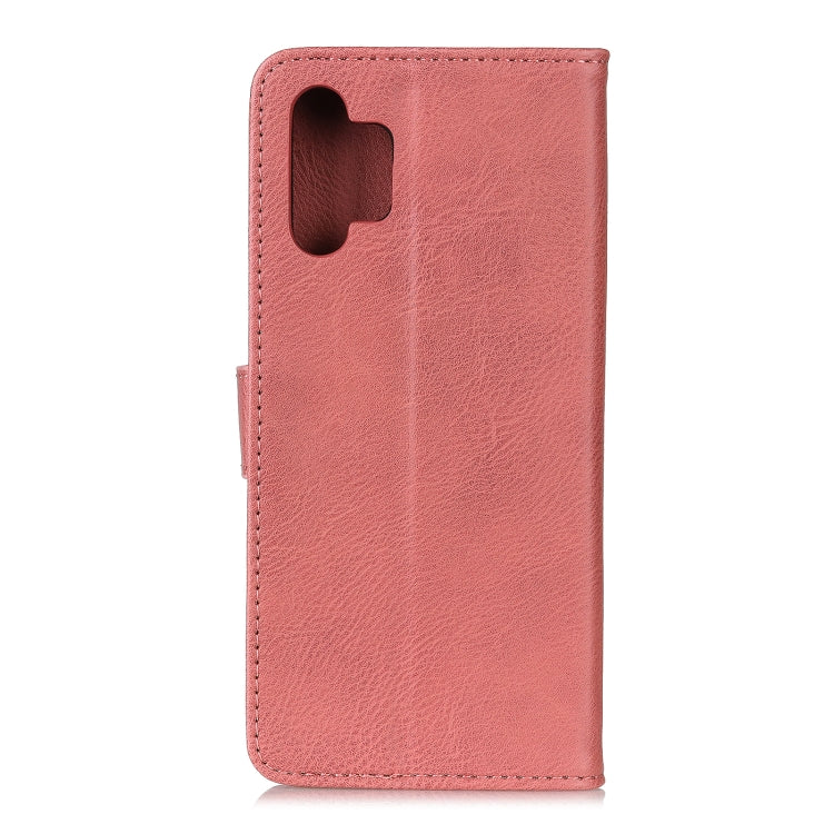 For Samsung Galaxy A32 5G KHAZNEH Cowhide Texture Horizontal Flip Leather Case with Holder & Card Slots & Wallet(Pink) by buy2fix