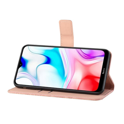 For Xiaomi Redmi 9C Ethnic Style Embossed Pattern Horizontal Flip Leather Case with Holder & Card Slots & Wallet & Lanyard(Pink) - Xiaomi Cases by buy2fix | Online Shopping UK | buy2fix