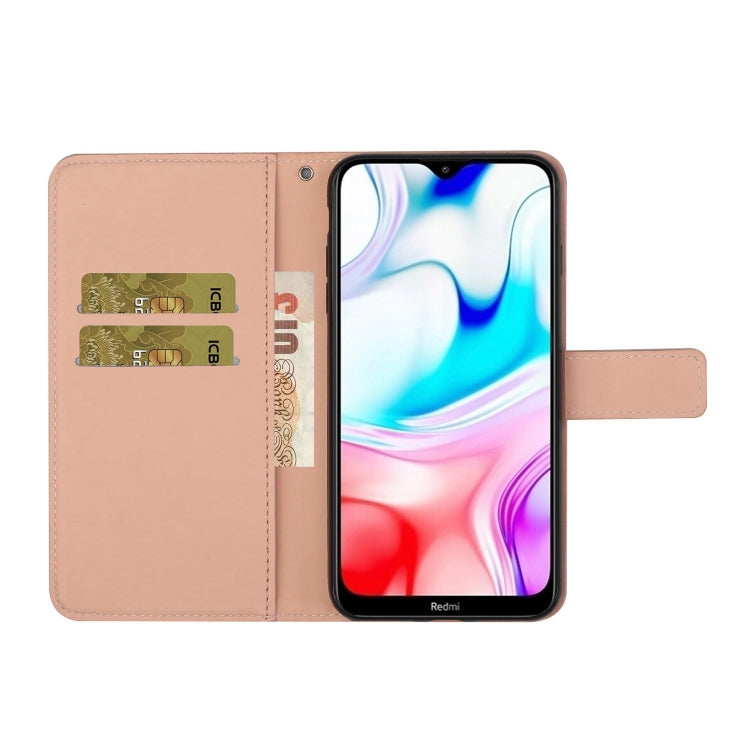 For Xiaomi Redmi 9C Ethnic Style Embossed Pattern Horizontal Flip Leather Case with Holder & Card Slots & Wallet & Lanyard(Pink) - Xiaomi Cases by buy2fix | Online Shopping UK | buy2fix