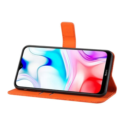 For Xiaomi Redmi 9C Ethnic Style Embossed Pattern Horizontal Flip Leather Case with Holder & Card Slots & Wallet & Lanyard(Orange) - Xiaomi Cases by buy2fix | Online Shopping UK | buy2fix