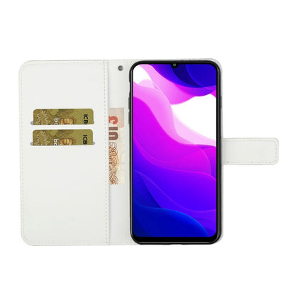 For Xiaomi Mi 10 Lite 5G Ethnic Style Embossed Pattern Horizontal Flip Leather Case with Holder & Card Slots & Wallet & Lanyard(White) - Xiaomi Cases by buy2fix | Online Shopping UK | buy2fix