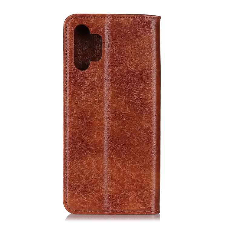 For Samsung Galaxy A32 5G Magnetic Crazy Horse Texture Horizontal Flip Leather Case with Holder & Card Slots & Wallet(Brown) by buy2fix