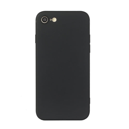 Straight Edge Solid Color TPU Shockproof Case For iPhone 6(Black) - More iPhone Cases by buy2fix | Online Shopping UK | buy2fix
