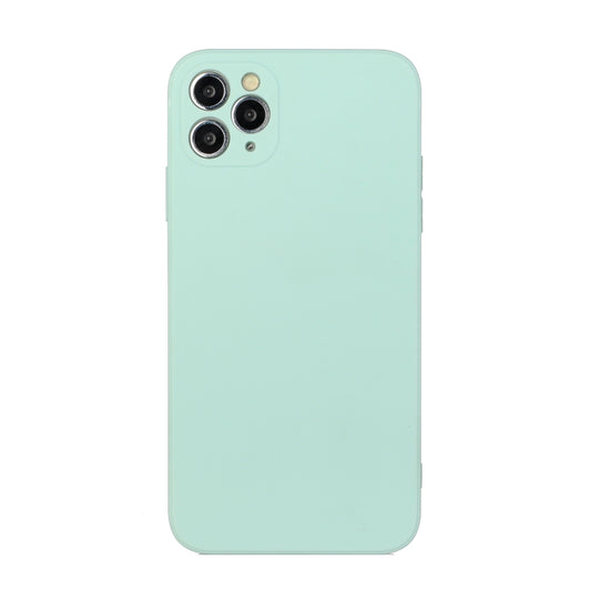 For iPhone 11 Pro Straight Edge Solid Color TPU Shockproof Case (Light Cyan) - iPhone 11 Pro Cases by buy2fix | Online Shopping UK | buy2fix