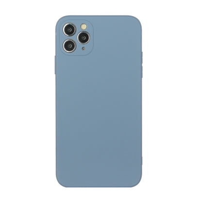 For iPhone 11 Pro Straight Edge Solid Color TPU Shockproof Case (Lavender Grey) - iPhone 11 Pro Cases by buy2fix | Online Shopping UK | buy2fix