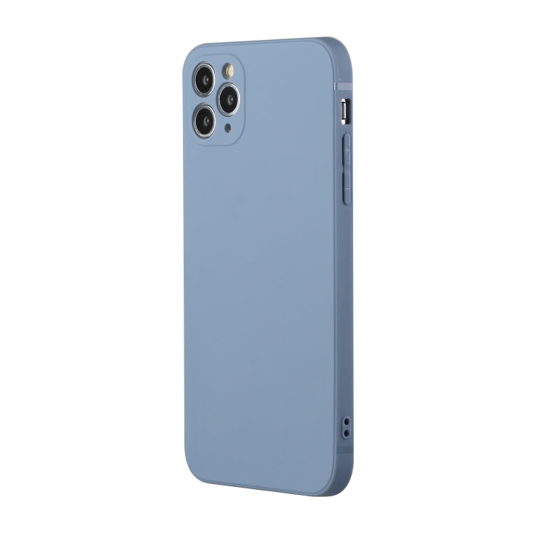 For iPhone 11 Pro Straight Edge Solid Color TPU Shockproof Case (Lavender Grey) - iPhone 11 Pro Cases by buy2fix | Online Shopping UK | buy2fix