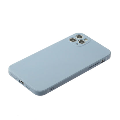For iPhone 11 Pro Straight Edge Solid Color TPU Shockproof Case (Lavender Grey) - iPhone 11 Pro Cases by buy2fix | Online Shopping UK | buy2fix