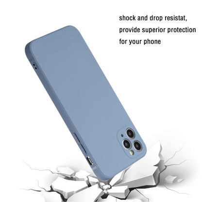 For iPhone 11 Pro Straight Edge Solid Color TPU Shockproof Case (Lavender Grey) - iPhone 11 Pro Cases by buy2fix | Online Shopping UK | buy2fix