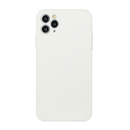 For iPhone 11 Pro Straight Edge Solid Color TPU Shockproof Case (White) - iPhone 11 Pro Cases by buy2fix | Online Shopping UK | buy2fix