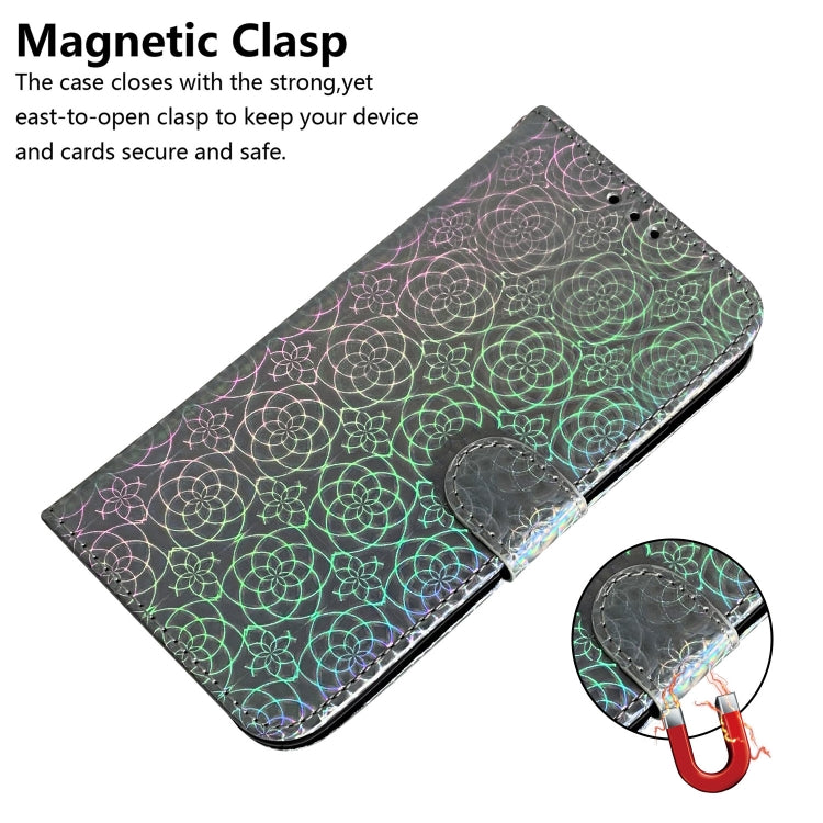 For Huawei Mate 20 Pro Solid Color Colorful Magnetic Buckle Horizontal Flip PU Leather Case with Holder & Card Slots & Wallet & Lanyard(Silver) - Huawei Cases by buy2fix | Online Shopping UK | buy2fix