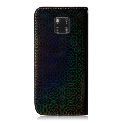 For Huawei Mate 20 Pro Solid Color Colorful Magnetic Buckle Horizontal Flip PU Leather Case with Holder & Card Slots & Wallet & Lanyard(Black) - Huawei Cases by buy2fix | Online Shopping UK | buy2fix