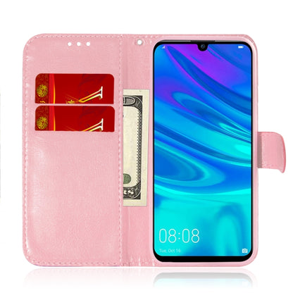 For Huawei P Smart 2019 Solid Color Colorful Magnetic Buckle Horizontal Flip PU Leather Case with Holder & Card Slots & Wallet & Lanyard(Pink) - Huawei Cases by buy2fix | Online Shopping UK | buy2fix