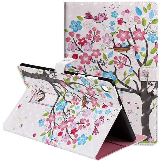 For Lenovo Tab M10 Plus TB-X606F 3D Painted Pattern Horizontal Flip Leather Case with Holder & Card Slots & Wallet & Sleep / Wake-up Function (Girl Under The Tree) - Lenovo by buy2fix | Online Shopping UK | buy2fix