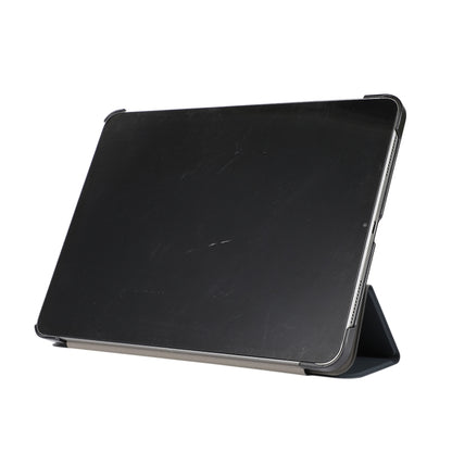 3-folding Skin Texture Horizontal Flip TPU + PU Leather Case with Holder For iPad Air 11 2024 / 2022 / 2020 10.9 (Black) - iPad Air (2022) / (2020) 10.9 Cases by buy2fix | Online Shopping UK | buy2fix