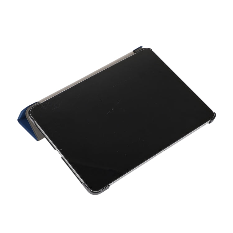 3-folding Skin Texture Horizontal Flip TPU + PU Leather Case with Holder For iPad Air 11 2024 / 2022 / 2020 10.9 (Black) - iPad Air (2022) / (2020) 10.9 Cases by buy2fix | Online Shopping UK | buy2fix