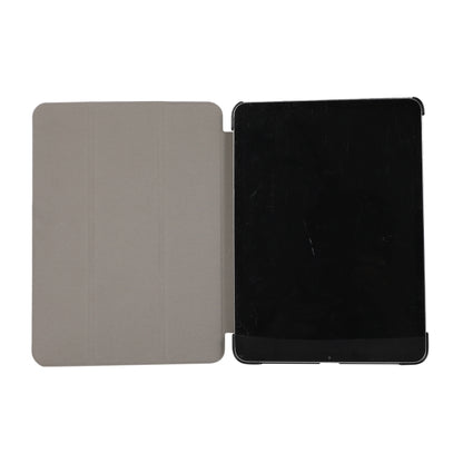 3-folding Skin Texture Horizontal Flip TPU + PU Leather Case with Holder For iPad Air 11 2024 / 2022 / 2020 10.9 (Black) - iPad Air (2022) / (2020) 10.9 Cases by buy2fix | Online Shopping UK | buy2fix