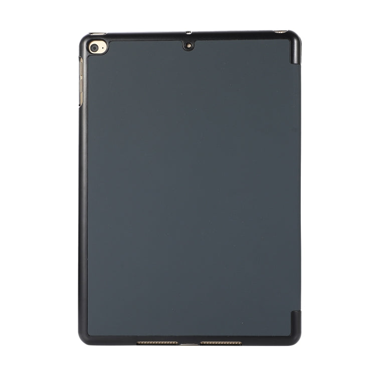 3-folding Skin Texture Horizontal Flip TPU + PU Leather Case with Holder For iPad 9.7 (2018) / 9.7 (2017) / air / air2(Black) - iPad Air (2022) / (2020) 10.9 Cases by buy2fix | Online Shopping UK | buy2fix