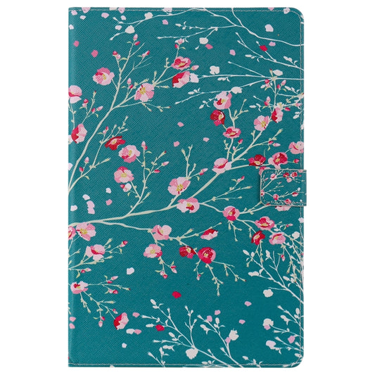 For Lenovo Tab M10 Plus TB-X606F Painted Pattern Horizontal Flip Leather Case with Holder & Card Slots & Wallet & Sleep / Wake-up Function (Apricot Tree) - Lenovo by buy2fix | Online Shopping UK | buy2fix