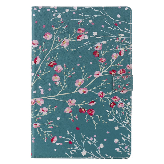For Samsung Galaxy Tab S6 T860 Painted Pattern Horizontal Flip Leather Case with Holder & Card Slots & Wallet & Sleep / Wake-up Function (Apricot Tree) - Tab S6 10.5 T860 / T865 by buy2fix | Online Shopping UK | buy2fix