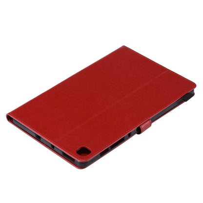 For Samsung Galaxy S6 Lite P610 Cat Bee Embossing Pattern Shockproof Table PC Protective Horizontal Flip Leather Case with Holder & Card Slots & Wallet & Pen Slot & Wake-up / Sleep Function(Red) - Tab S6 Lite P610 / P615 by buy2fix | Online Shopping UK | buy2fix