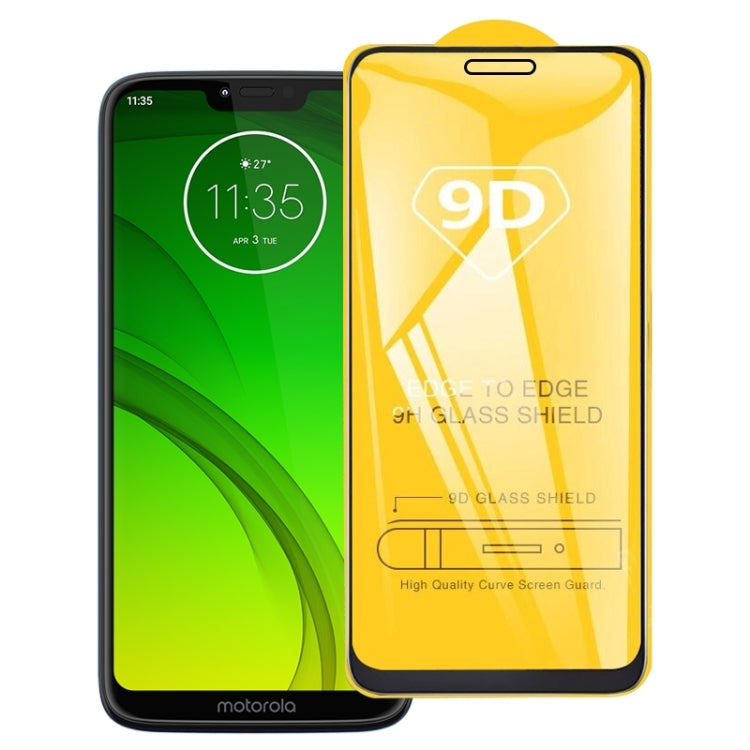 For Motorola Moto G7 Power 9D Full Glue Full Screen Tempered Glass Film - Motorola Tempered Glass by buy2fix | Online Shopping UK | buy2fix