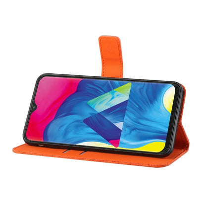 For Samsung Galaxy A20e Ethnic Style Embossed Pattern Horizontal Flip Leather Case with Holder & Card Slots & Wallet & Lanyard(Orange) by buy2fix