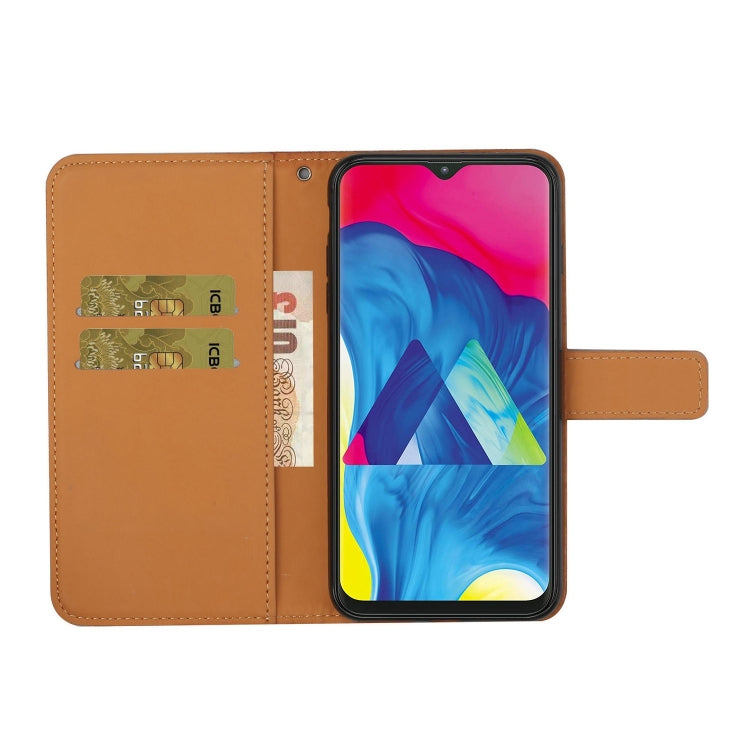 For Samsung Galaxy A40 Ethnic Style Embossed Pattern Horizontal Flip Leather Case with Holder & Card Slots & Wallet & Lanyard(Brown) by buy2fix