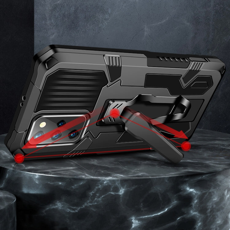 For Samsung Galaxy M51 Machine Armor Warrior Shockproof PC + TPU Protective Case(Royal Blue) by buy2fix