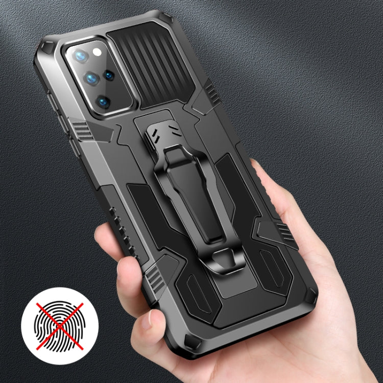 For Samsung Galaxy M51 Machine Armor Warrior Shockproof PC + TPU Protective Case(Space Gray) by buy2fix