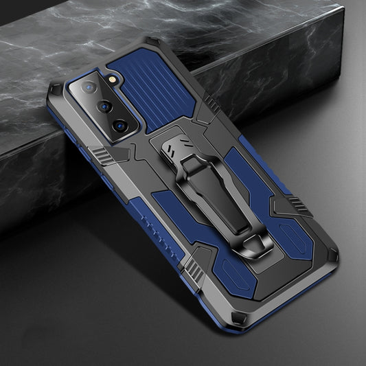 For Samsung Galaxy S21 5G Machine Armor Warrior Shockproof PC + TPU Protective Case(Royal Blue) - Galaxy S21 5G Cases by buy2fix | Online Shopping UK | buy2fix