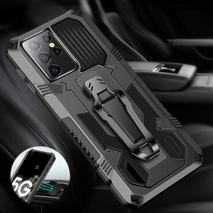 For Samsung Galaxy S21 Ultra 5G Machine Armor Warrior Shockproof PC + TPU Protective Case(Space Gray) - Galaxy S21 Ultra 5G Cases by buy2fix | Online Shopping UK | buy2fix