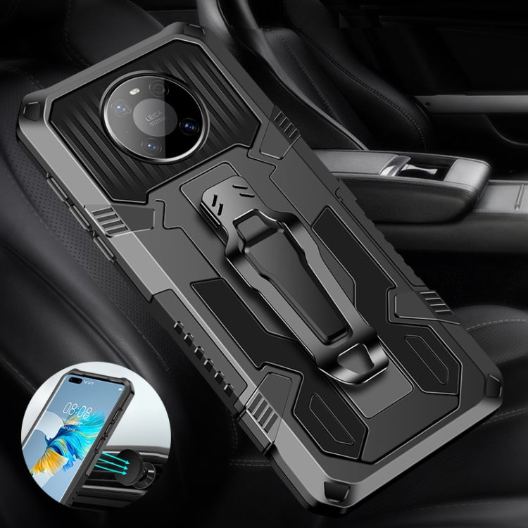 For Huawei Mate 40 Pro Machine Armor Warrior Shockproof PC + TPU Protective Case(Space Gray) - Huawei Cases by buy2fix | Online Shopping UK | buy2fix