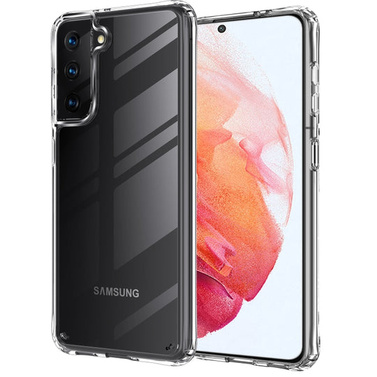For Samsung Galaxy S21 5G Shockproof Thickening Acrylic Protective Case(Transparent)