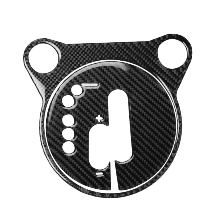 Car Carbon Fiber Gear Shift Panel Decorative Sticker for Nissan 370Z Z34 2009- Left Drive by buy2fix