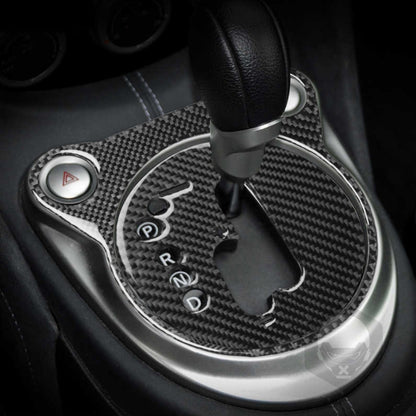 Car Carbon Fiber Gear Shift Panel Decorative Sticker for Nissan 370Z Z34 2009- Left Drive by buy2fix